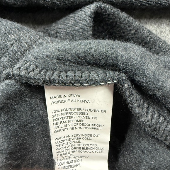 NWT IZOD Men's Charcoal Gray Thermal Soft Quarter Zip Pullover Sweater Size L - Picture 9 of 10